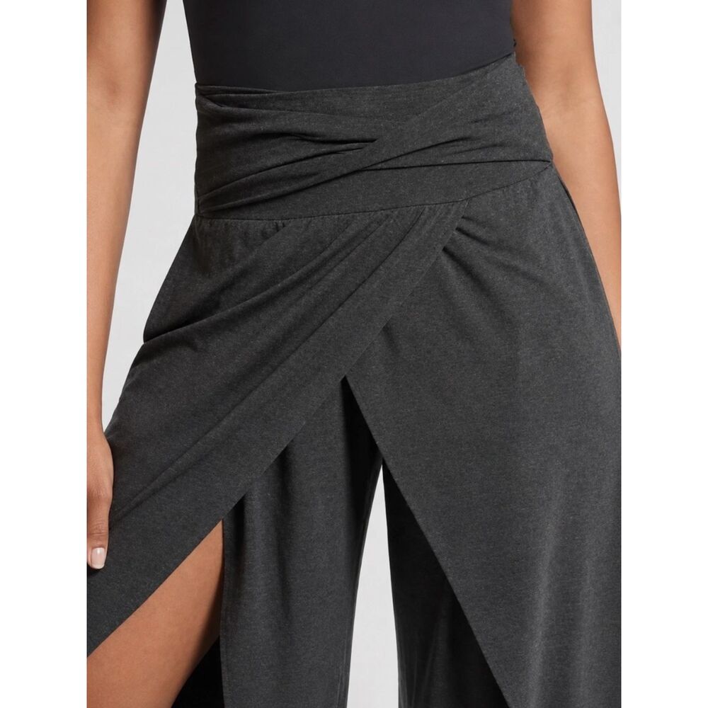 Athleta Wide Leg Draped Wrap Pants